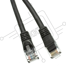 Патч-корд NTSS NTSS-PC-UTP-RJ45-5e-2.0-LSZH-BL NTSS-PC-UTP-RJ45-5E-2.0-LSZH UTP RJ-45 вил.-вилка RJ-45 кат.5E 2м черный LSZH (уп.:1шт) 26AWG