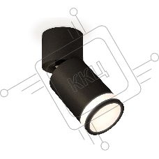 Светильник Ambrella Light XM6313084 SBK/BK/FR черный песок/черный/белый матовый MR16 GU5.3 (A2221, C6313, N6221)