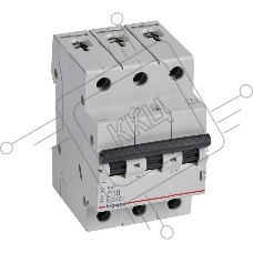 Выключатель автоматический модульный 3п C 10А 4.5кА RX3 Leg 419706