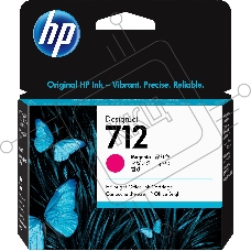 Картридж струйный HP 712 3ED68A пурпурный (29мл) для HP DJ Т230/630
