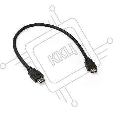 Кабель HDMI Exegate EX287728RUS EX-CC-HDMI2-0.5 (19M/19M, 0,5м, v2.0, 4K UHD, Ethernet, позолоченные контакты)