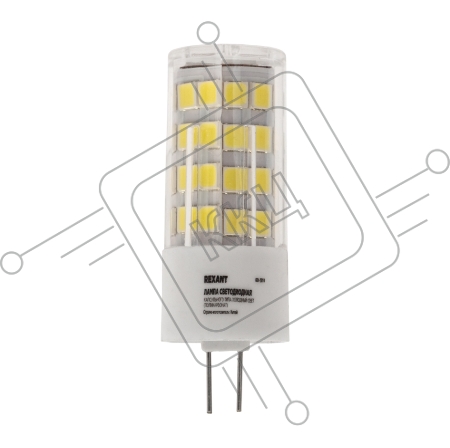 Лампа светодиодная REXANT капсульного типа JD-CORN REXANT G4 230 В 5,5 Вт 6500 K холодный свет (поликарбонат)