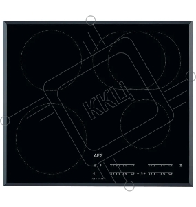 Встраиваемая индукционная панель AEG IKB64410FB индукционная, 60 см, 4 конфорки, сенсорное управление, черный цвет