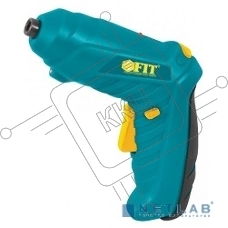 Отвертки аккумуляторные FIT 80233 Отвертка Акк. {4,8В; 180об/мин; 2,5Нм; 1(Ni-Cd)0,8Ач; 3-5ч.; рез. накл.; подсвет.;трансформ.; короб}