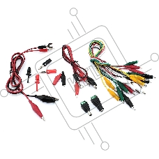 Большой набор проводов и разъемов для лабораторных блоков питания