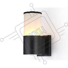 Светильник Ambrella light ST2451 BK/FR черный/белый матовый IP54 E27 max 40W 210*90*155