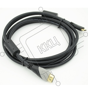Кабель аудио-видео HDMI (m)/Mini HDMI (m) 2м. феррит.кольца черный