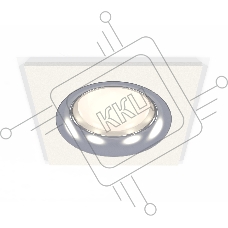 Комплект встраиваемого светильника Ambrella light XC7631003 SWH/PSL белый песок/серебро полированное MR16 GU5.3 (C7631, N7012)