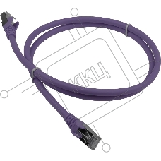 Патч-корд LANMASTER LAN-PC45/S6A-2.0-VI FTP RJ-45 вил.-вилка RJ-45 cat.6a 2м фиолетовый LSZH (уп.:1шт)