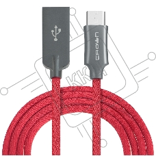 Кабель Crown USB - microUSB CMCU-3132M red