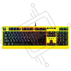 Клавиатура A4Tech Bloody B810RC Punk проводная USB желтый/черный