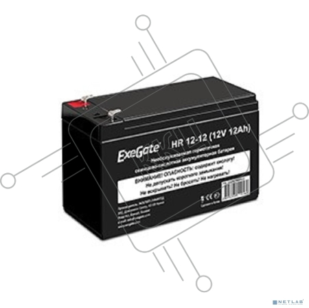 Батарея ExeGate HR 12-12 (12V 12Ah 1251W), клеммы F2