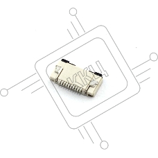 Разъем FPC Flip-Lock 0510-10RLGF 10 pin высота 1мм шаг 0,5мм