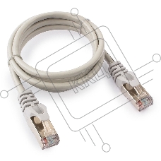 Патч-корд FTP Cablexpert кат.5e, 1м, литой, многожильный (серый)