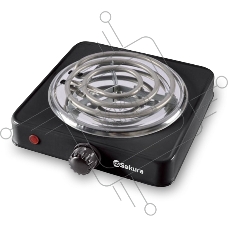 Плитка электрическая Sakura ПЭ-02В 1000Вт 145мм 1конф/спир