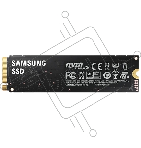 Накопитель SSD Samsung 1Tb M.2 980 MZ-V8V1T0BW (R3500/W3000MB/s) (PCI-E NVMe)