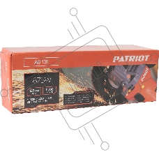 Машина углошлифовальная (УШМ) PATRIOT AG 131. 875Вт, 11000об/мин, 125мм, М14