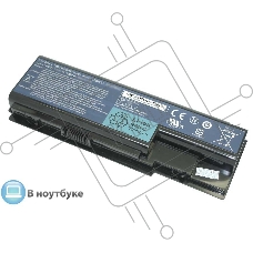 Аккумуляторная батарея для ноутбука Acer Aspire 5520, 5920, 6920G, 11.1v 4400mAh черный