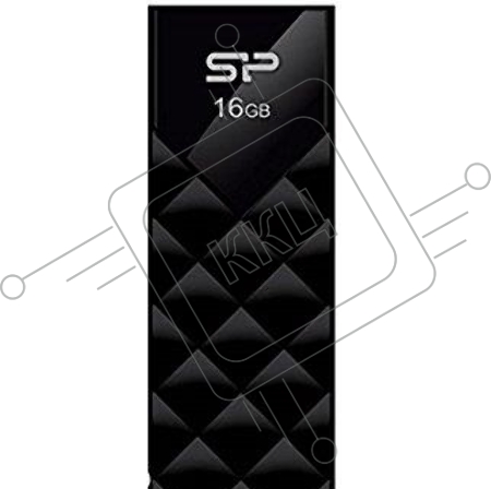 Флеш Диск Silicon Power 16Gb Ultima U03 SP016GBUF2U03V1K USB2.0 черный