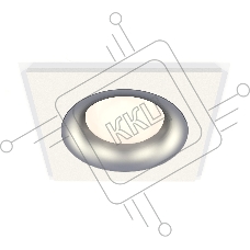 Комплект встраиваемого светильника Ambrella light XC7631004 SWH/MCH белый песок/хром матовый MR16 GU5.3 (C7631, N7013)