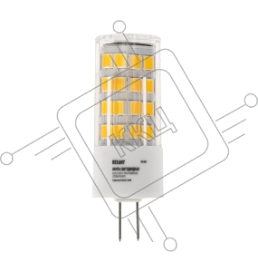 Лампа светодиодная REXANT капсульного типа JD-CORN REXANT G4 230 В 5,5 Вт 2700 K теплый свет (поликарбонат)
