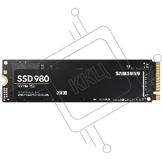 Накопитель SSD Samsung 980, 250GB, PCIe 3.0 x4, M.2 2280, NVMe, R/W 2900/1300