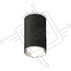Светильник Ambrella Light XS6323003 SBK/PSL черный песок/серебро полированное MR16 GU5.3 (C6323, N6104)