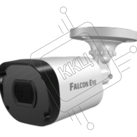 Камера Falcon Eye FE-MHD-B2-25 Цилиндрическая, универсальная 1080P видеокамера 4 в 1 (AHD, TVI, CVI, CVBS) с функцией «День/Ночь»;1/2.9