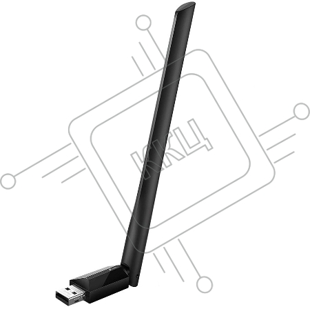 Беспроводный двухдиапазонный USB2.0 адаптер TP-Link Archer T2U Plus, 433Мбит/с + 200Мбит/с