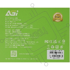 Накопитель SSD AGI AI298 M.2 PCIe 512Gb RETAIL-Color Box