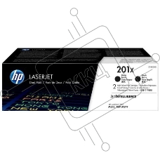 Тонер картридж двойная упаковка HP 201X (CF400XD) для HP CLJ Pro M252/M277 (2 х 2800стр.)