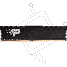 Оперативная память Patriot Signature, DDR4, 8GB (1x8 GB), 2666 MHz, CL19, радиатор, чёрный