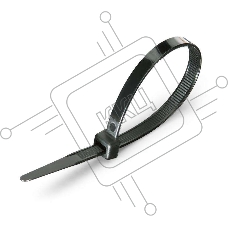 Нейлоновые стяжки FORTISFLEX КСС 3х150 черный 100 штук 49408