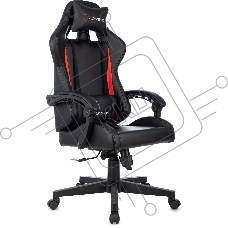 Кресло игровое Zombie GAME TETRA черный/красный эко.кожа крестов. пластик Кресло игровое Zombie GAME TETRA черный/красный эко.кожа крестов. пластик