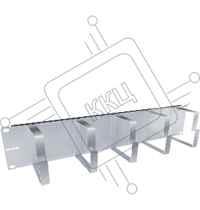 Кабельный органайзер Горизонтальный NTSS NTSS-HORG-2U-5(85) односторонний кольца 2U шир.:19