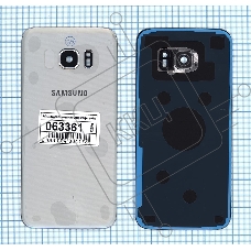 Задняя крышка для Samsung G935F Galaxy S7 Edge серебристая