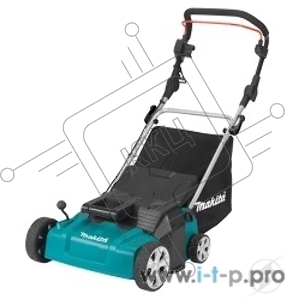 Газонокосилки Makita UV3600 Скарификатор,{1800Вт,36см,3700об\мин,4уров(-10+5мм),40л,нож-фреза,15.3кг,кор}