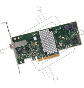 Контроллер LSI 9300-4i4e SGL PCI-E, 4-port int/4-port ext 6Gb/s, SAS Adapter (LSI00348)