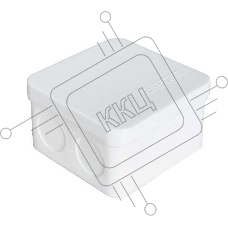 Коробка распределительная ОП 75х75х45мм IP54 7 выходов без гермовводов крышка защелкивающаяся бел. Epplast 225331
