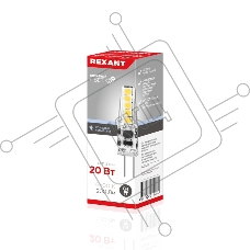 Лампа светодиодная Rexant капсульного типа JC-SILICON G4 220 В 2 Вт 6500 K холодный свет (силикон)