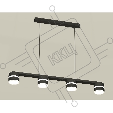 Светильник Ambrella light XB9152203/4 SBK/FR черный песок/белый матовый GX53 (C9152, N8445)