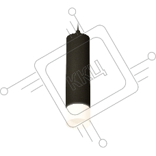 Светильник Ambrella Light XP6356005 SBK/FR черный песок/белый матовый MR16 GU5.3 (A2302, C6356, N6252)