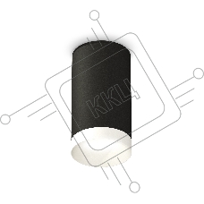 Светильник Ambrella Light XS6323020 SBK/SWH черный песок/белый песок MR16 GU5.3 (C6323, N6130)