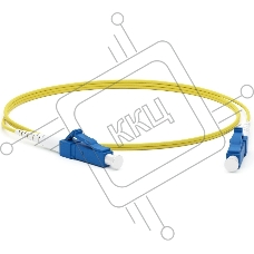 [Патч-корд] Hyperline FC-S2-9-LC/­UR-LC/­UR-H-1M-LSZH-YL Патч-корд волоконно-оптический (шнур) SM 9/­125 (OS2), LC/­UPC-LC/­UPC, 2.0 мм, simplex, LSZH, 1 м