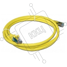 Патч-корд Lanmaster LAN-PC45/S5E-5.0-YL вилка RJ-45-вилка RJ-45 кат.5е 5м желтый LSZH (уп.:1шт)