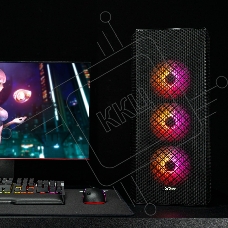 Компьютерный корпус ADATA XPG DEFENDER DEFENDER-BKCWW черный Mid-Tower