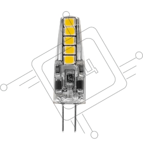 Лампа светодиодная REXANT капсульного типа JC-SILICON G4 220 В 2 Вт 2700 K теплый свет (силикон)