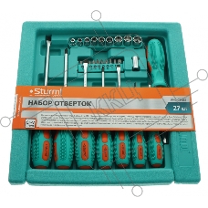 Набор отверток Sturm! 1040-02-SS5, 27 ПРЕДМЕТОВ КЕЙС-ДИСПЛЕЙ