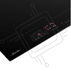 Варочная поверхность MONSHER MHI 6026, 60 см, индукция, High-Tech, inverter, 9 уровней мощности, бустер, Stop and Go, автоматическое отключение, таймер, индикатор остаточного тепла, сенсорное/слайдерное управление, цвет черный
