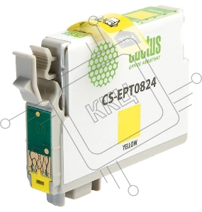 Картридж струйный Cactus CS-EPT0824 CS-EPT0824 желтый для Epson Stylus Photo R270/290/RX590 (11,4ml)